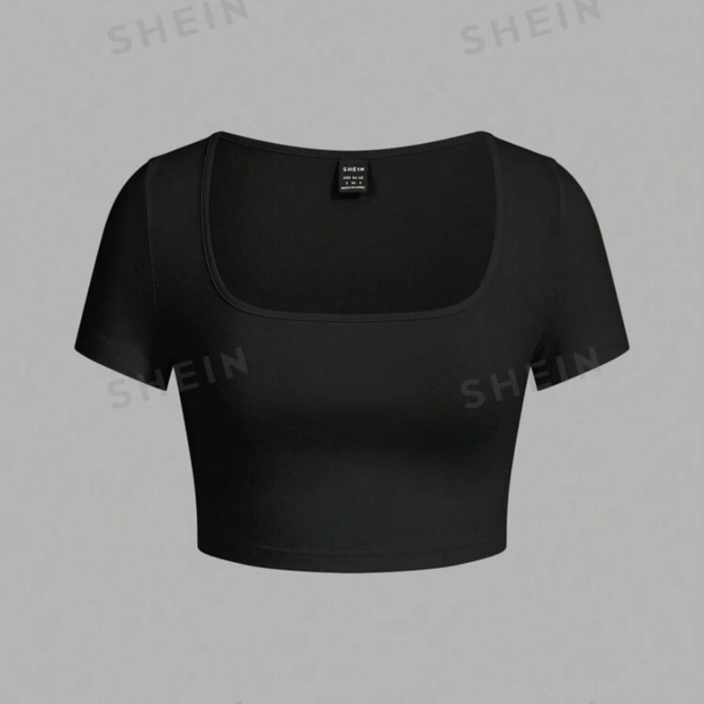 NWOT Shein Crop Square Neck